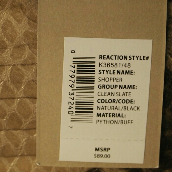 🎅💝Kenneth Cole Python-Snake Tote Purse - Picture 2 of 6